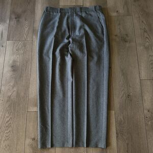 Vintage Levis Pants Mens 36x30 Gray Action Slacks Made in USA Flat Front Classic